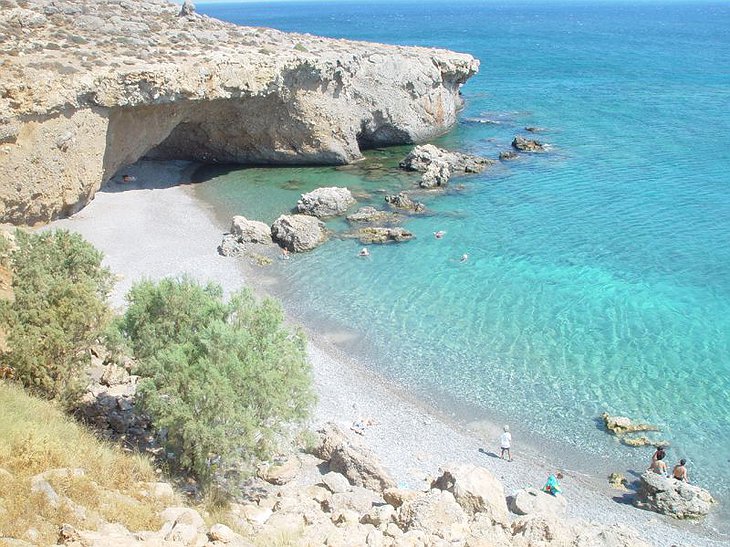 Mediterranean sea in Crete