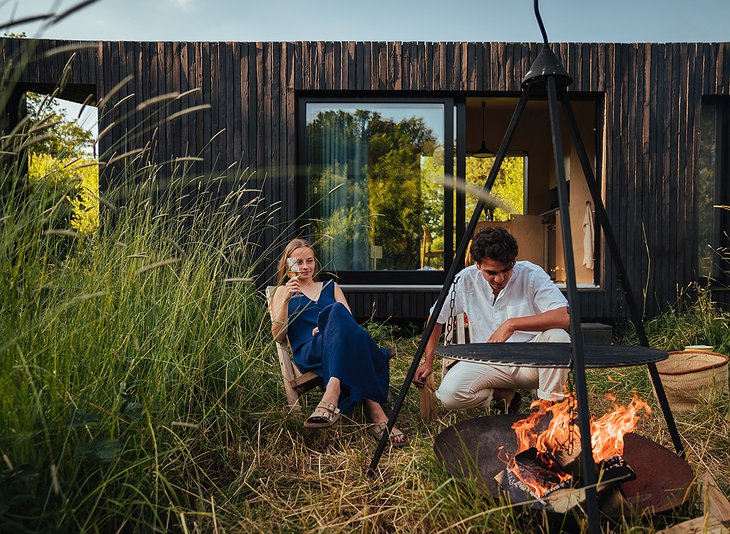 Slow Cabins Lierde Outdoor Grilling