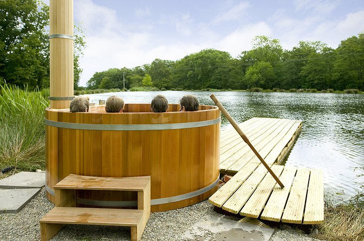 Jacuzzi at the river