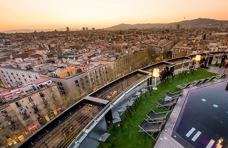 Barceló Raval rooftop terrace