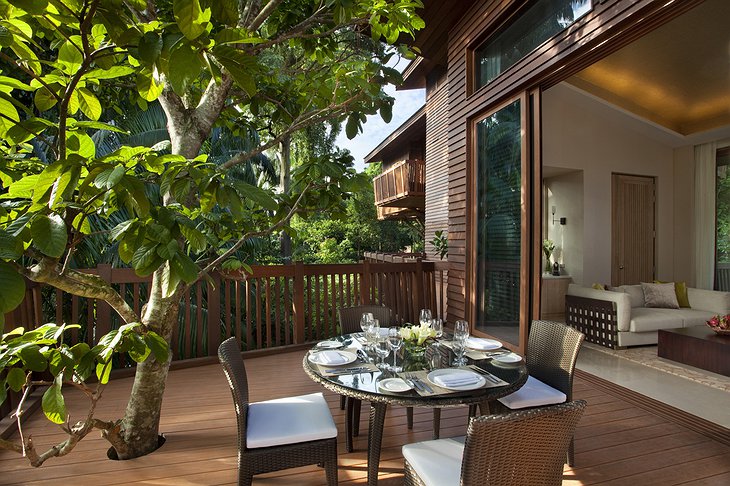 Tree Top Lofts outdoor deck