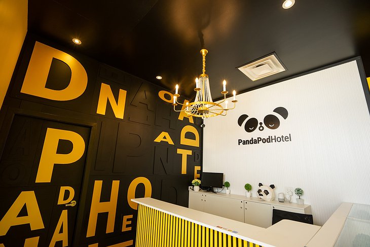 Panda Pod Hotel Reception