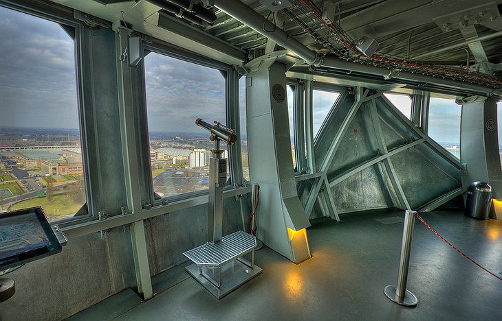Atomium observation deck
