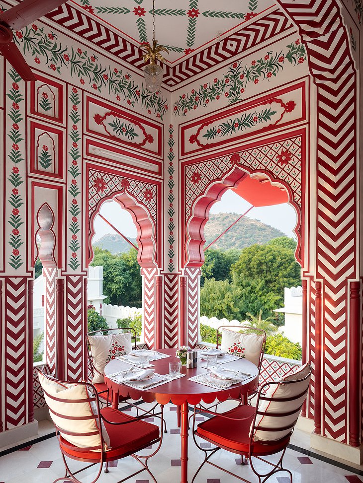 Villa Palladio Jaipur Dining Terrace