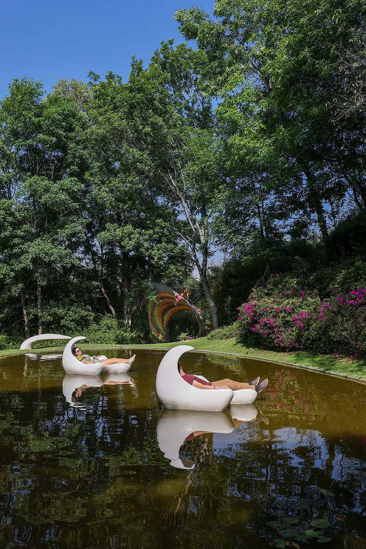 El Nido de Quetzalcóatl Garden Lake Chill