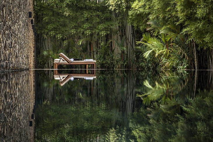 Lap pool reflections