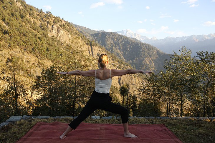 Yoga in the Himalayas