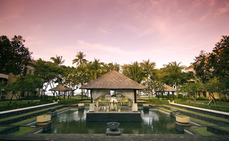 Conrad Bali water garden