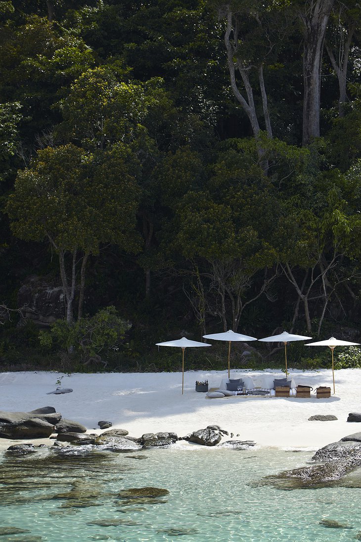 Song Saa Picnic at neighbouring Koh Rong Island