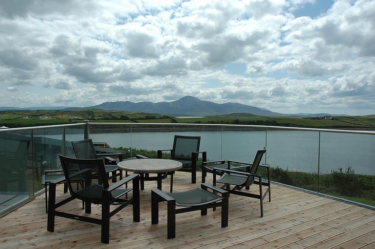 Inish Turk Beg rooftop balcony