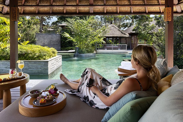 Hoshinoya Bali Hotel Villa Poolside Terrace