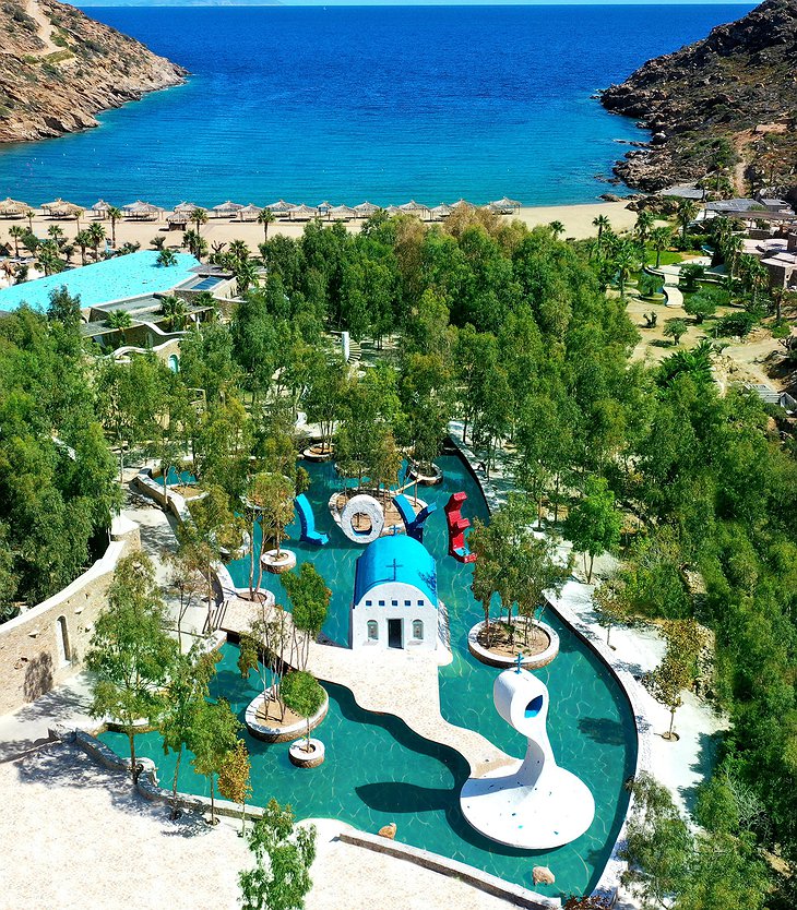 Calilo Retreat Outdoor Pools From Above