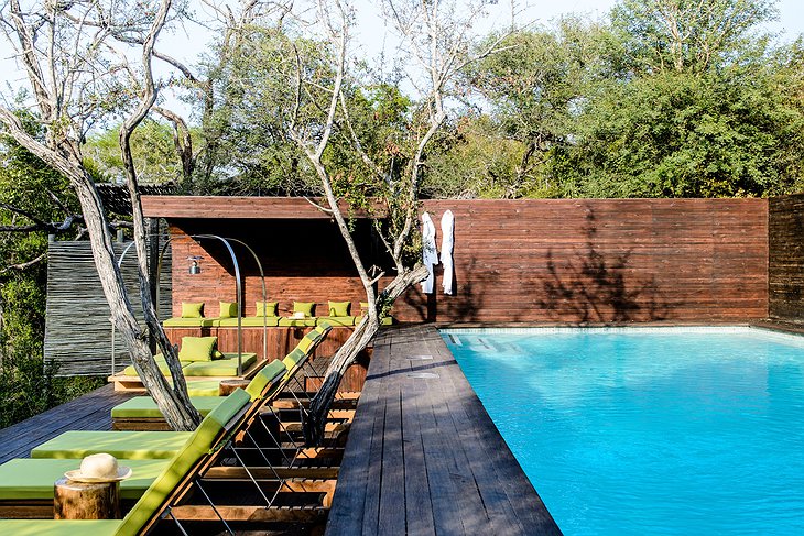 Singita Sweni Lodge swimming pool