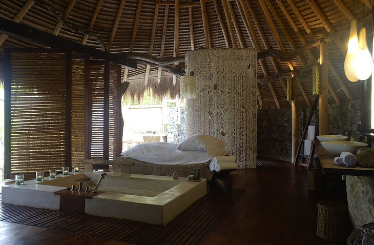 Luxury bathroom in the bungalow