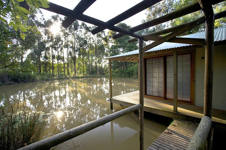Japanese Zen Retreat terrace