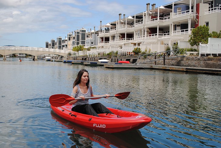 Kayaking on Thesen Island in Knysna