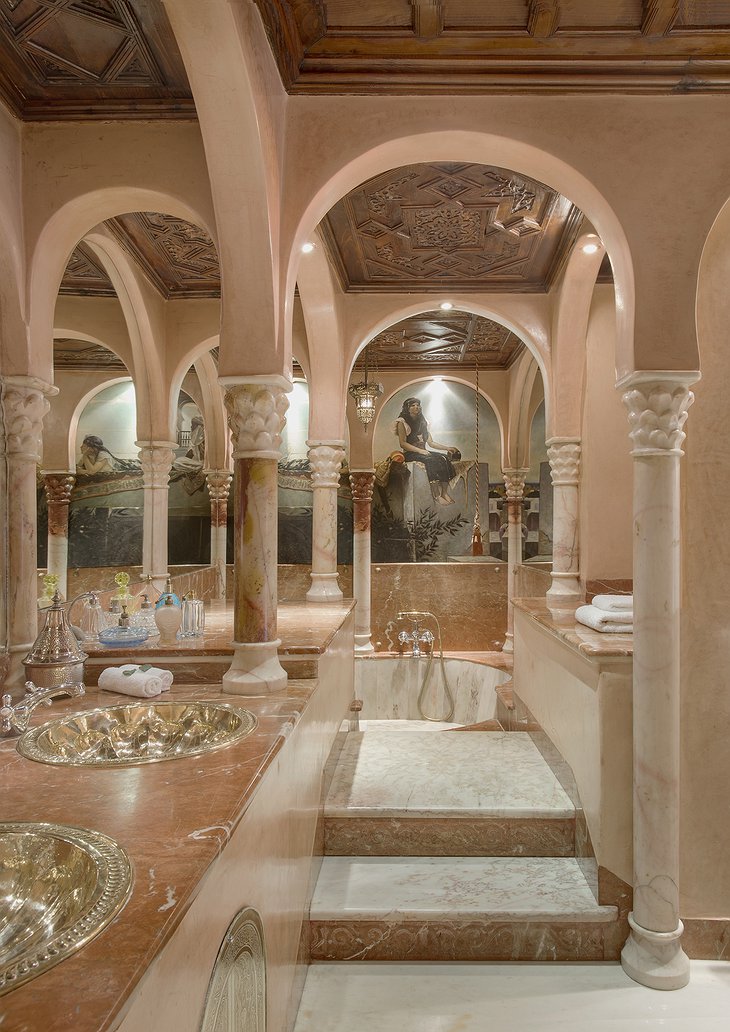 La Sultana Hotel Luxurious Bathroom