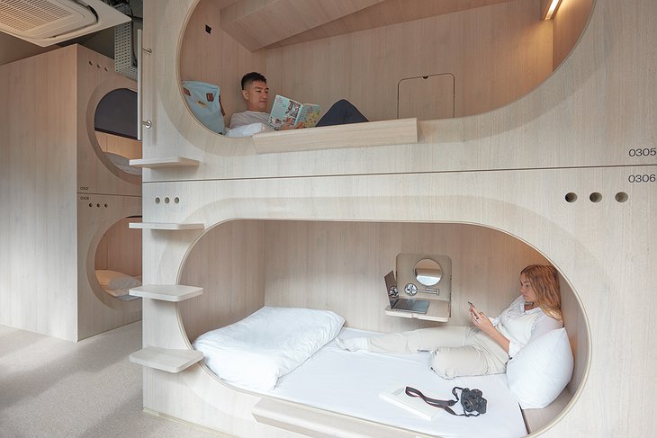 KINN Capsule Hotel Capsule Interiors