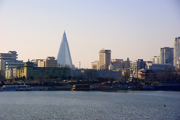 Ryugyong Hotel in Pyongyang
