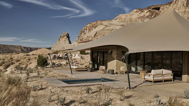 Camp Sarika, Amangiri Tent With Private Plunge Pool