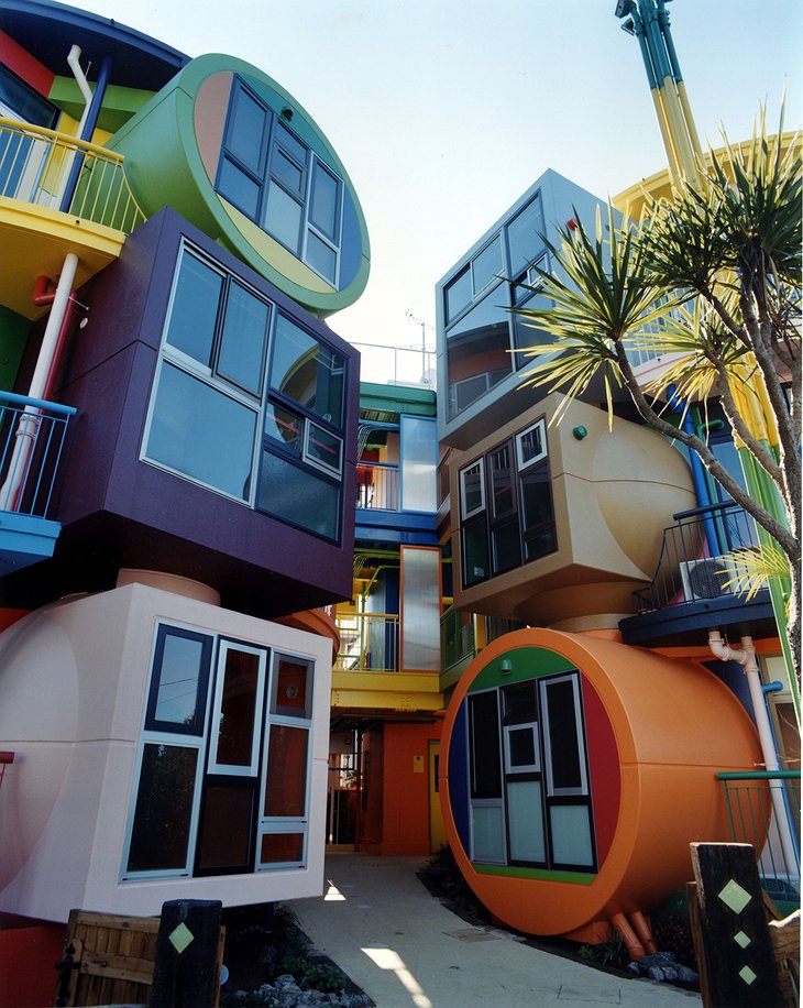 Reversible Destiny Lofts Colorful Structure