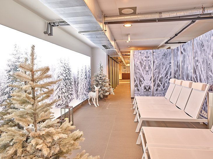 FRANZ ferdinand Mountain Resort Nassfeld Sauna Winter Room