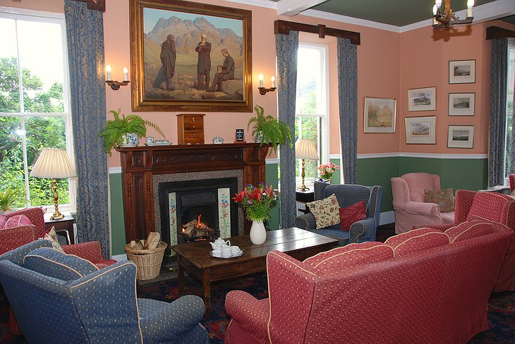 Old Dungeon Ghyll hotel living room