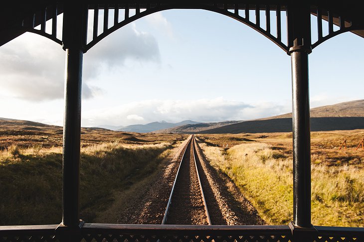 Belmond Royal Scotsman Observation Deck In The Back