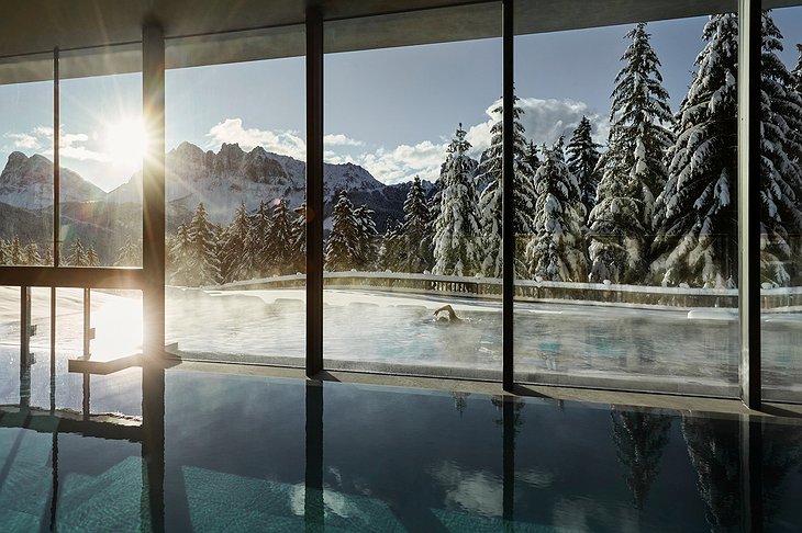 Forestis Dolomites Hotel Spa Swim In Swim Out Pool