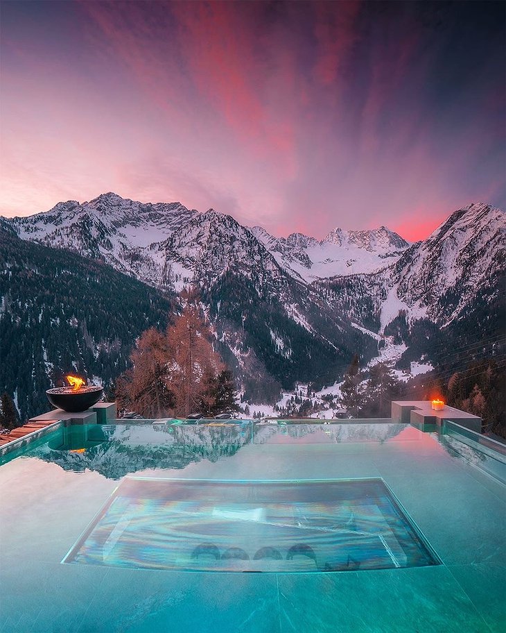 Chalet Al Foss Alp Resort Outdoor Alpine Pool