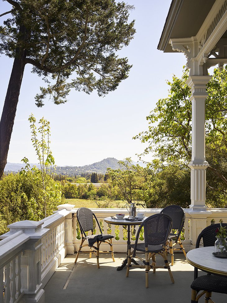 The Madrona Hotel Porch Valley Views