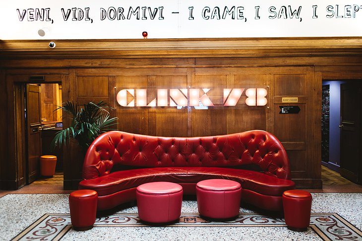 Clink78 Hostel lobby