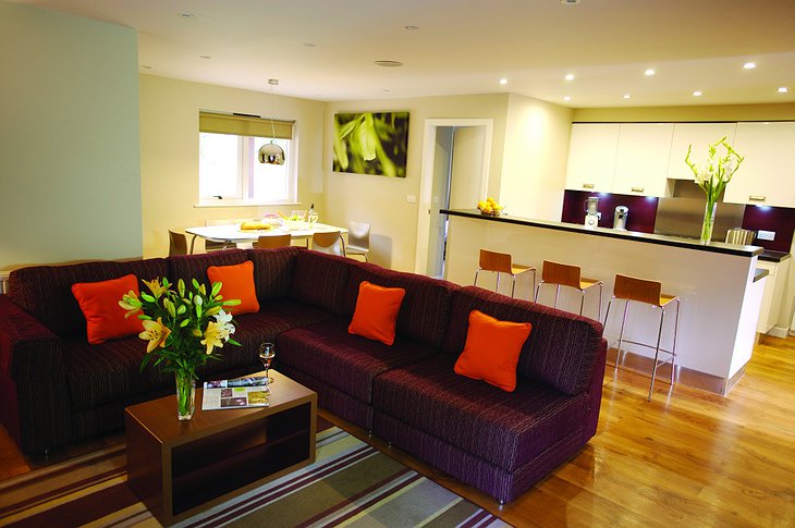 Woburn Forest executive lodge interior