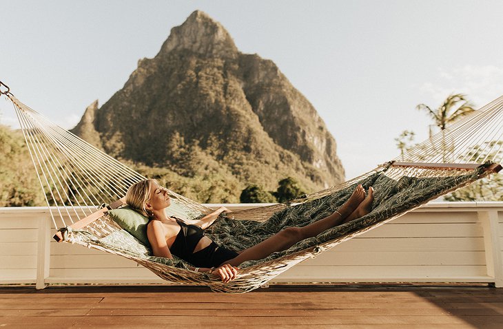 Stonefield Villa Resort Lady In Hammock