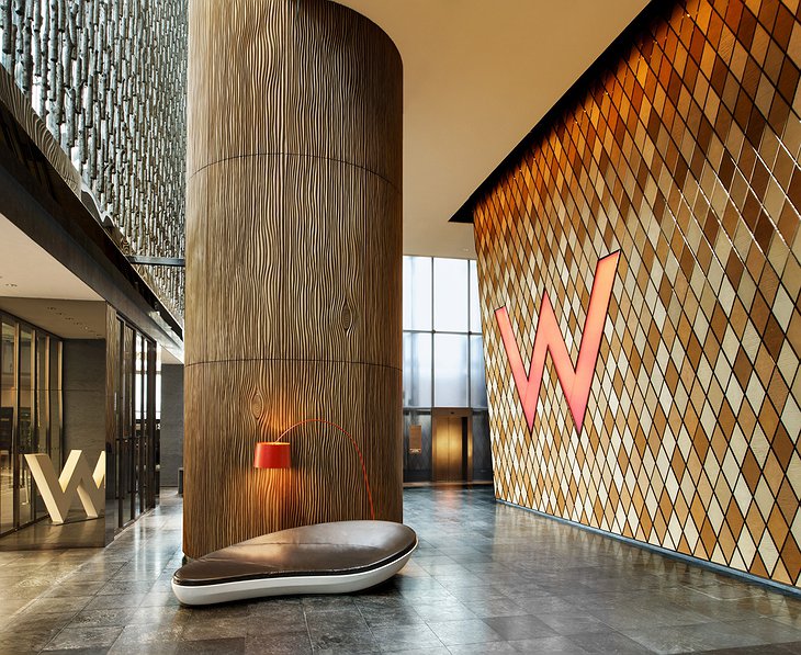 W Hotel Hong Kong public area entrance