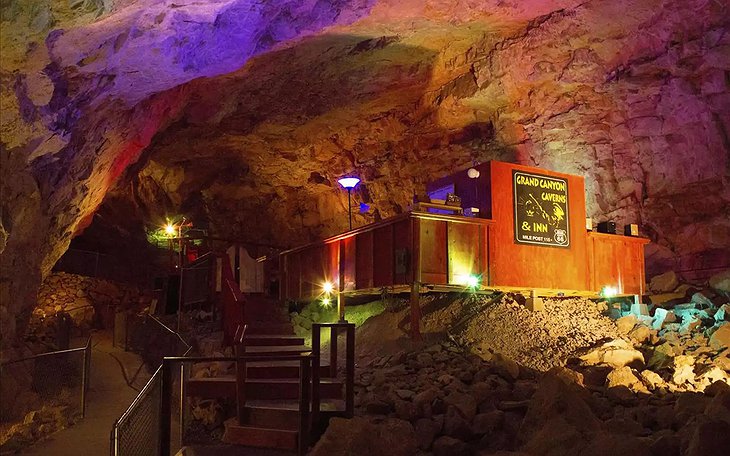 Grand Canyon Caverns Cave Room stairs