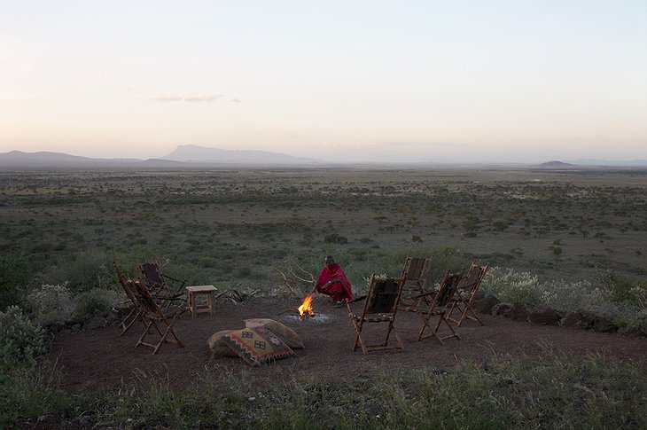 Shu'mata Camp open camp fire