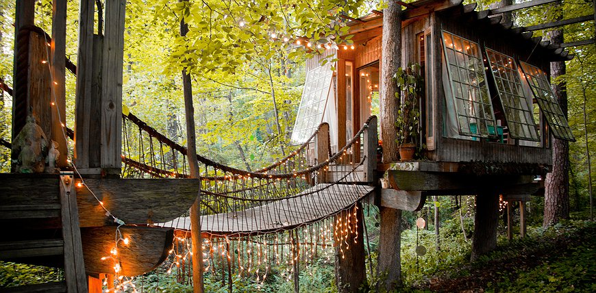 Secluded Intown Treehouse - Coziness In The Forest