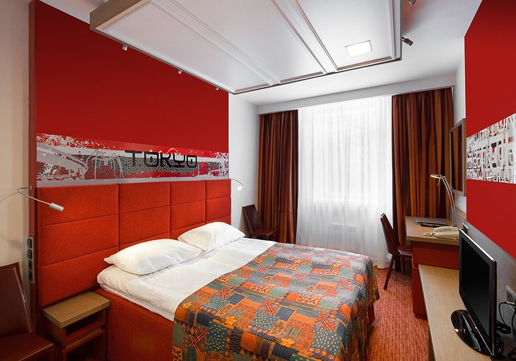 Red Stars Hotel room