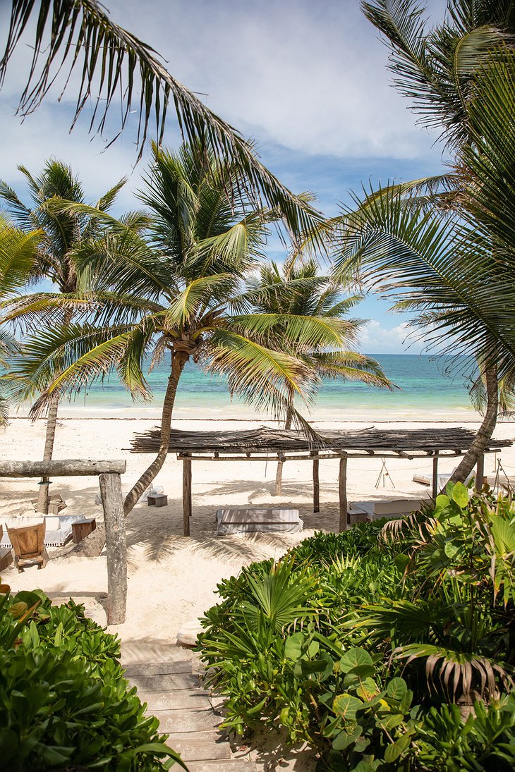 La Valise Tulum Path To The Sandy Beach