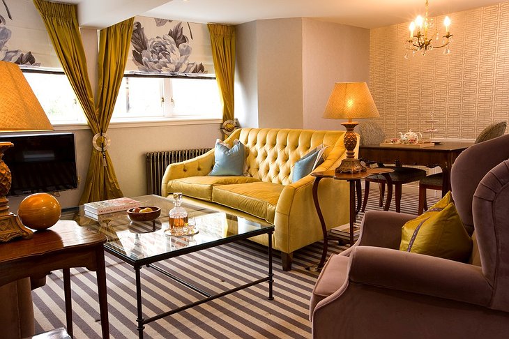 The Torridon Hotel 1887 suite sitting room