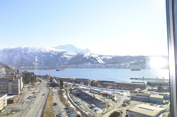 Mountain View from the Scandic Narvik Hotel