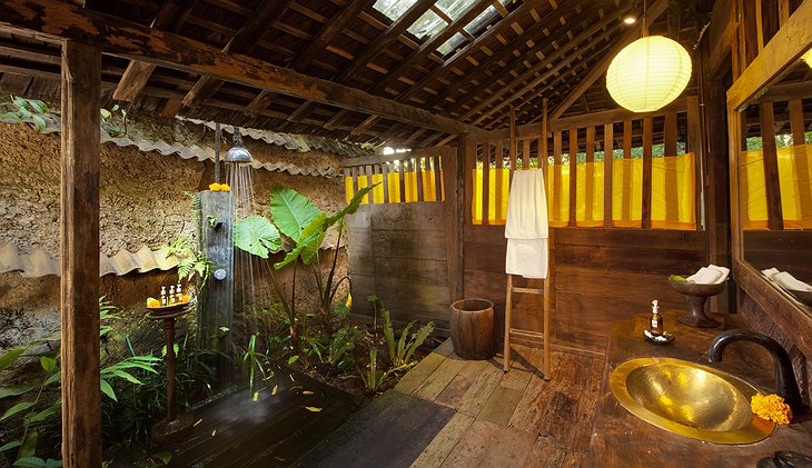 Bambu Indah Jawa house bathroom