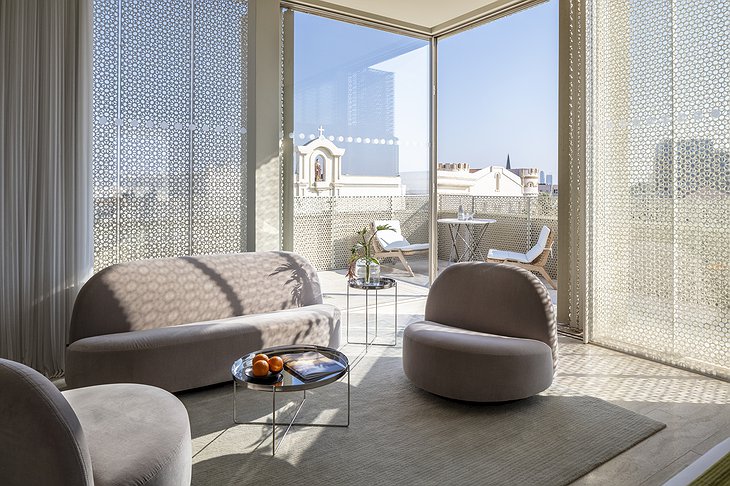 The Jaffa Hotel Executive Suite Balcony