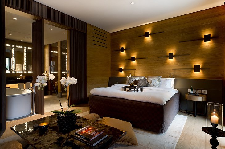 The Chedi Andermatt deluxe room