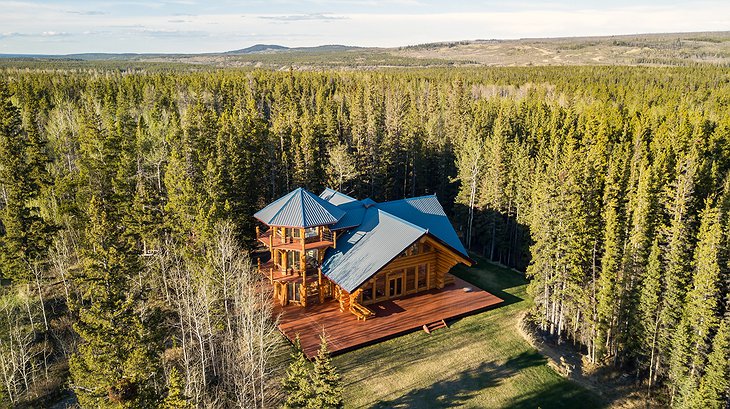 The Chilko Experience Wilderness Resort Aerial