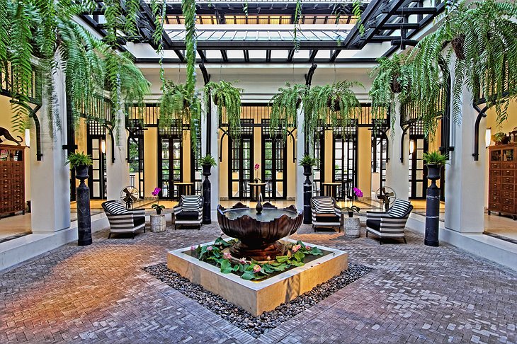 The Siam Hotel lobby