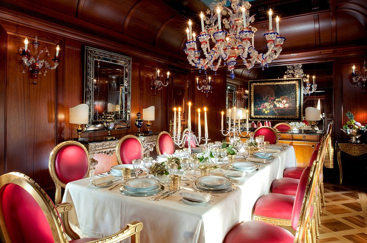 Hotel Principe di Savoia Presidential Suite Dining Room
