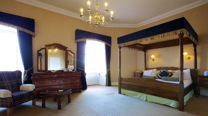 Tulloch Castle Hotel room
