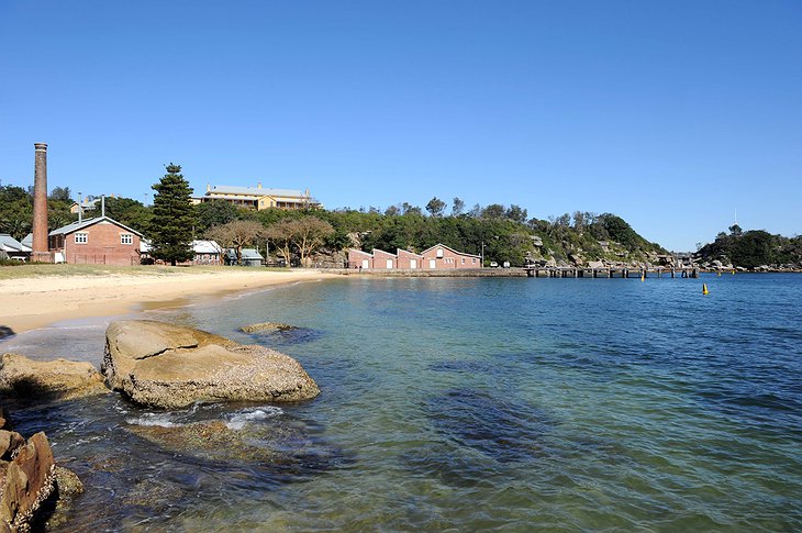 Q Station buildings at the beach